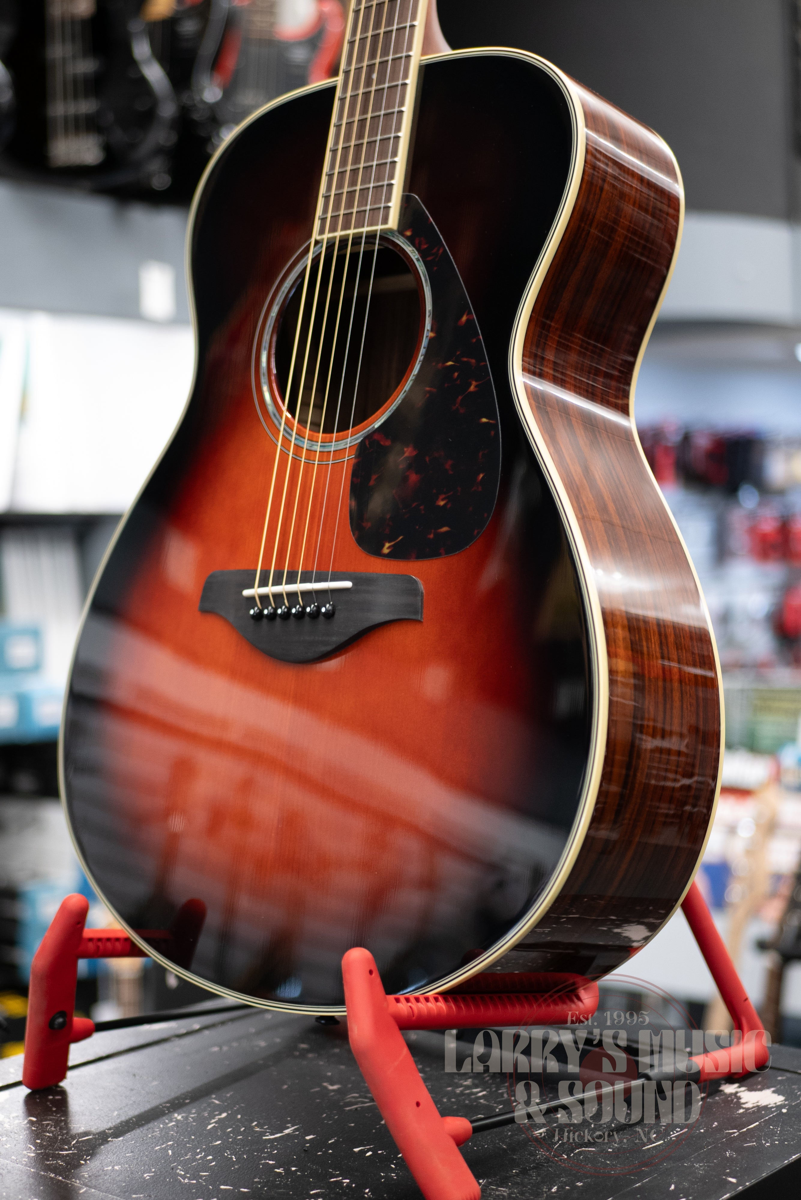 Yamaha FS830 Acoustic Concert Guitar - Tobacco Sunburst – Larry's