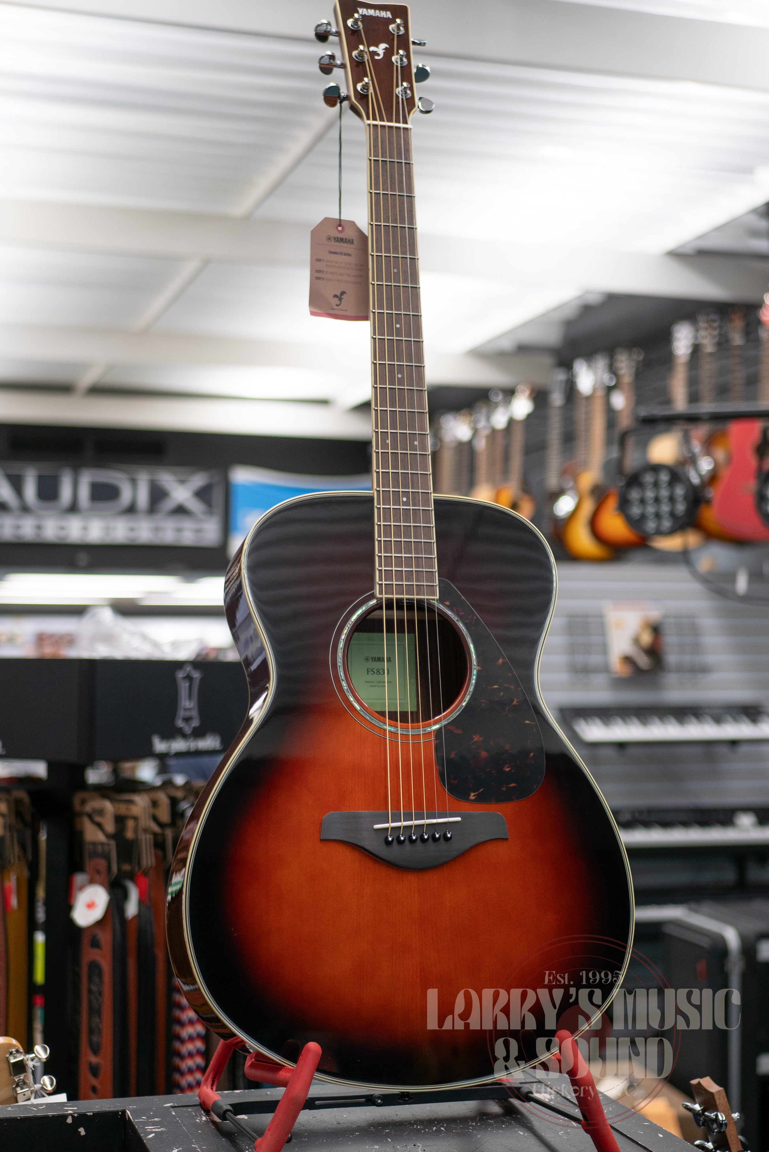 Yamaha FS830 Acoustic Concert Guitar - Tobacco Sunburst – Larry's