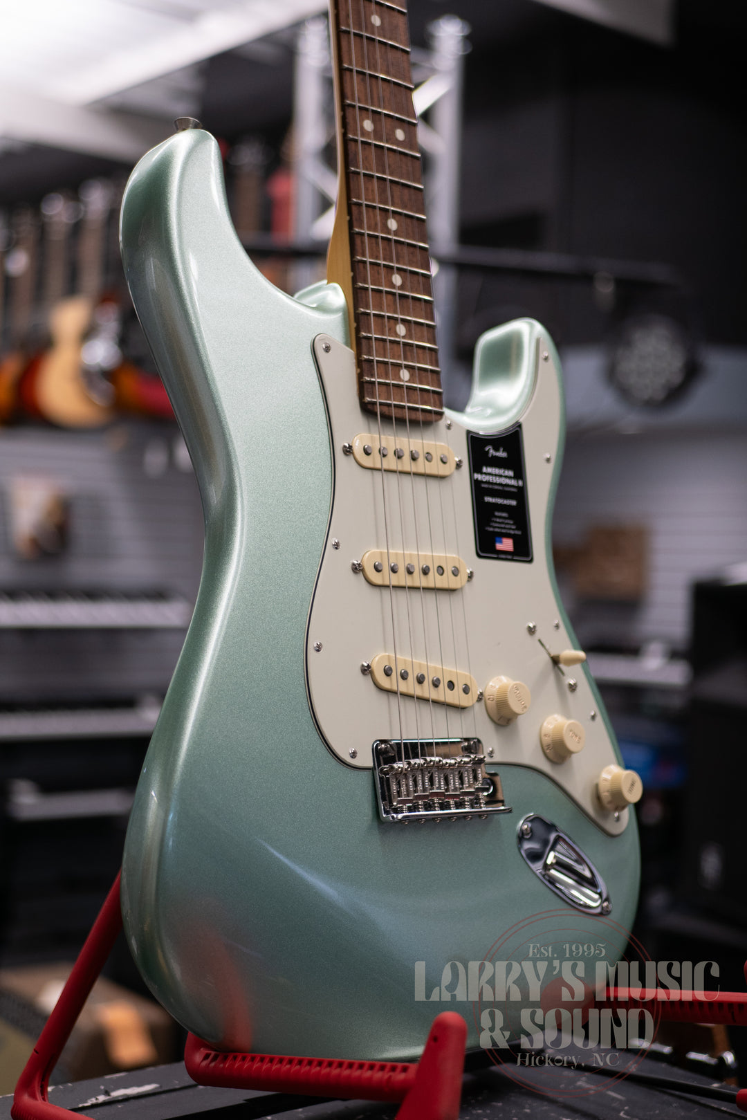 Fender American Professional II Strat - Mystic Surf Green