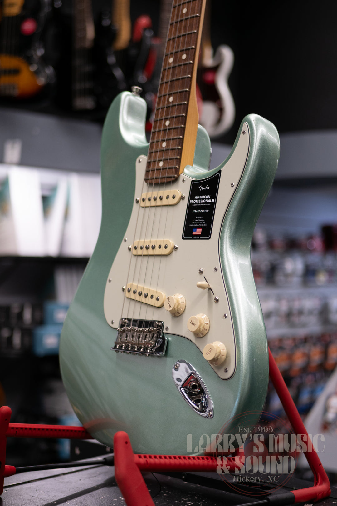 Fender American Professional II Strat - Mystic Surf Green