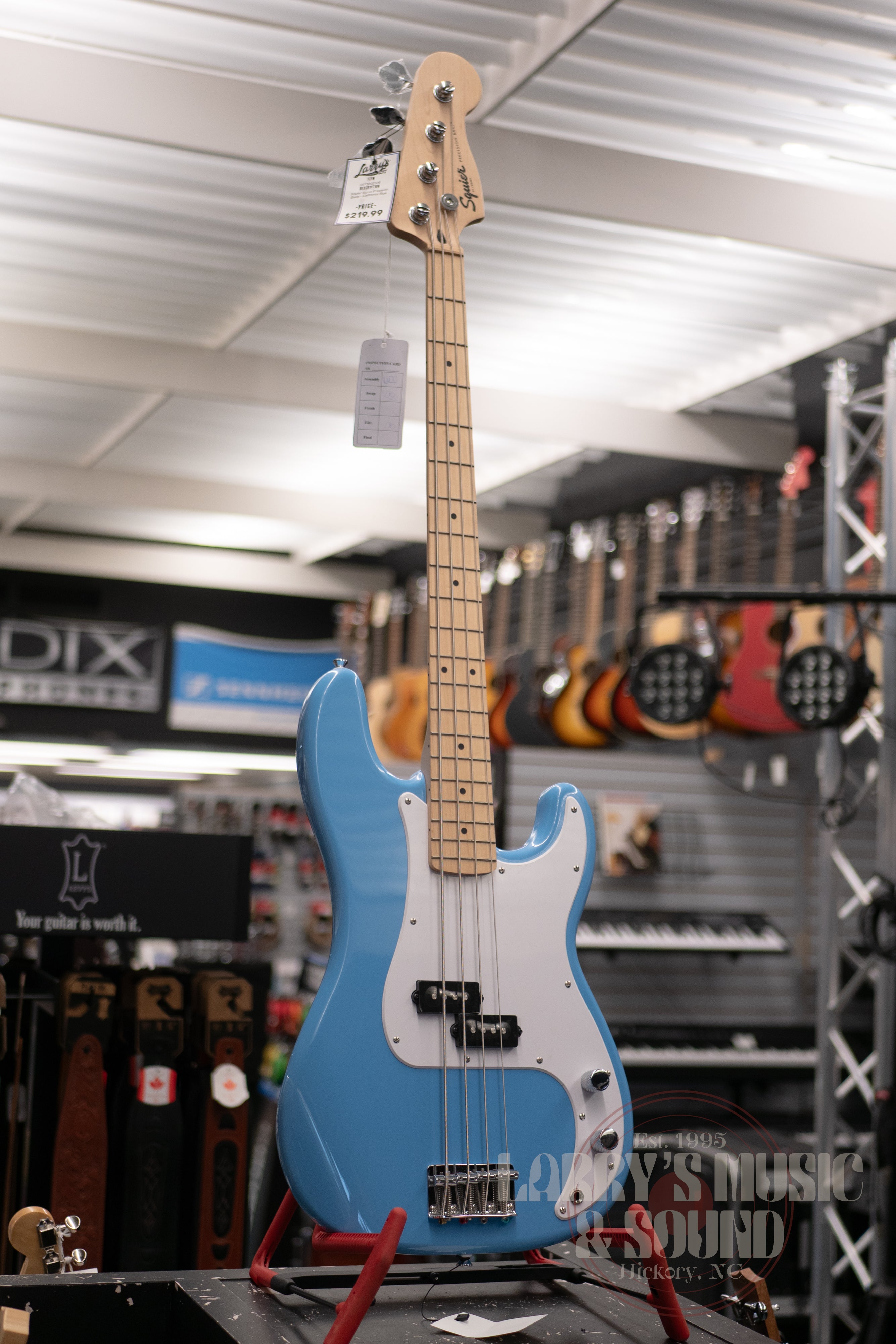 Squier Sonic Precision Bass - California Blue – Larry's Music & Sound