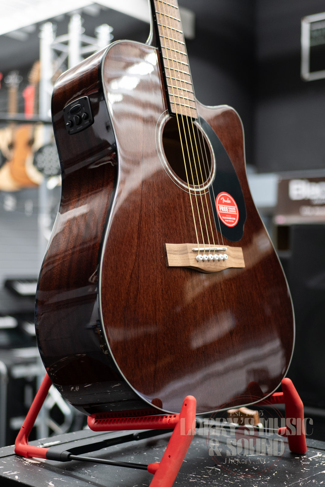 Fender CD-60S Acoustic Dreadnought Guitar - Mahogany