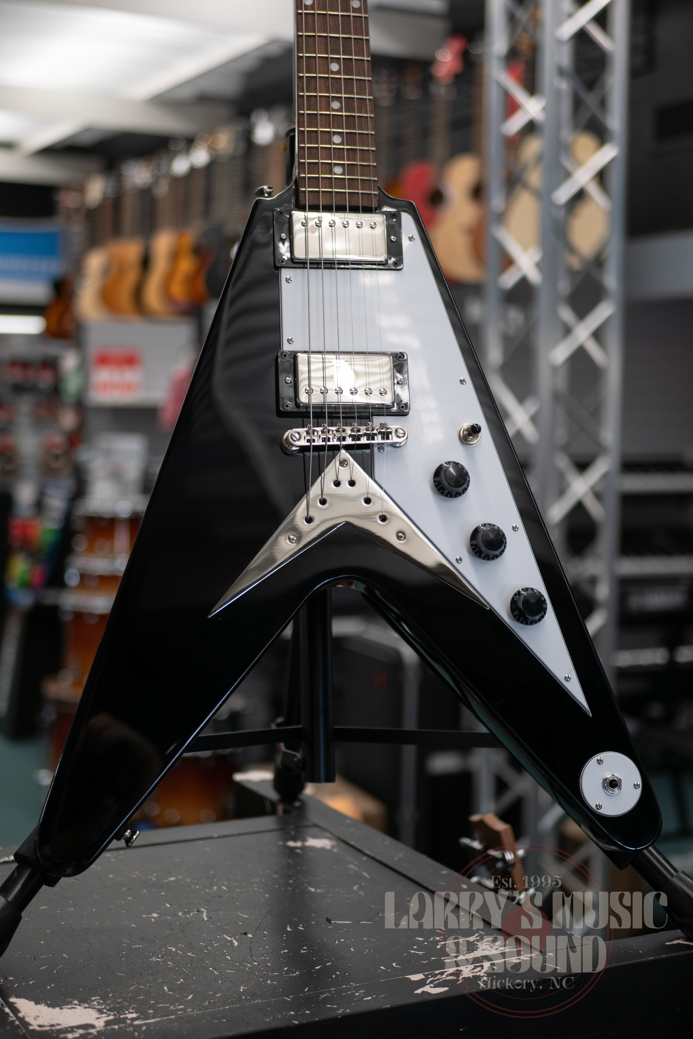 Epiphone Flying V - Ebony – Larry's Music & Sound