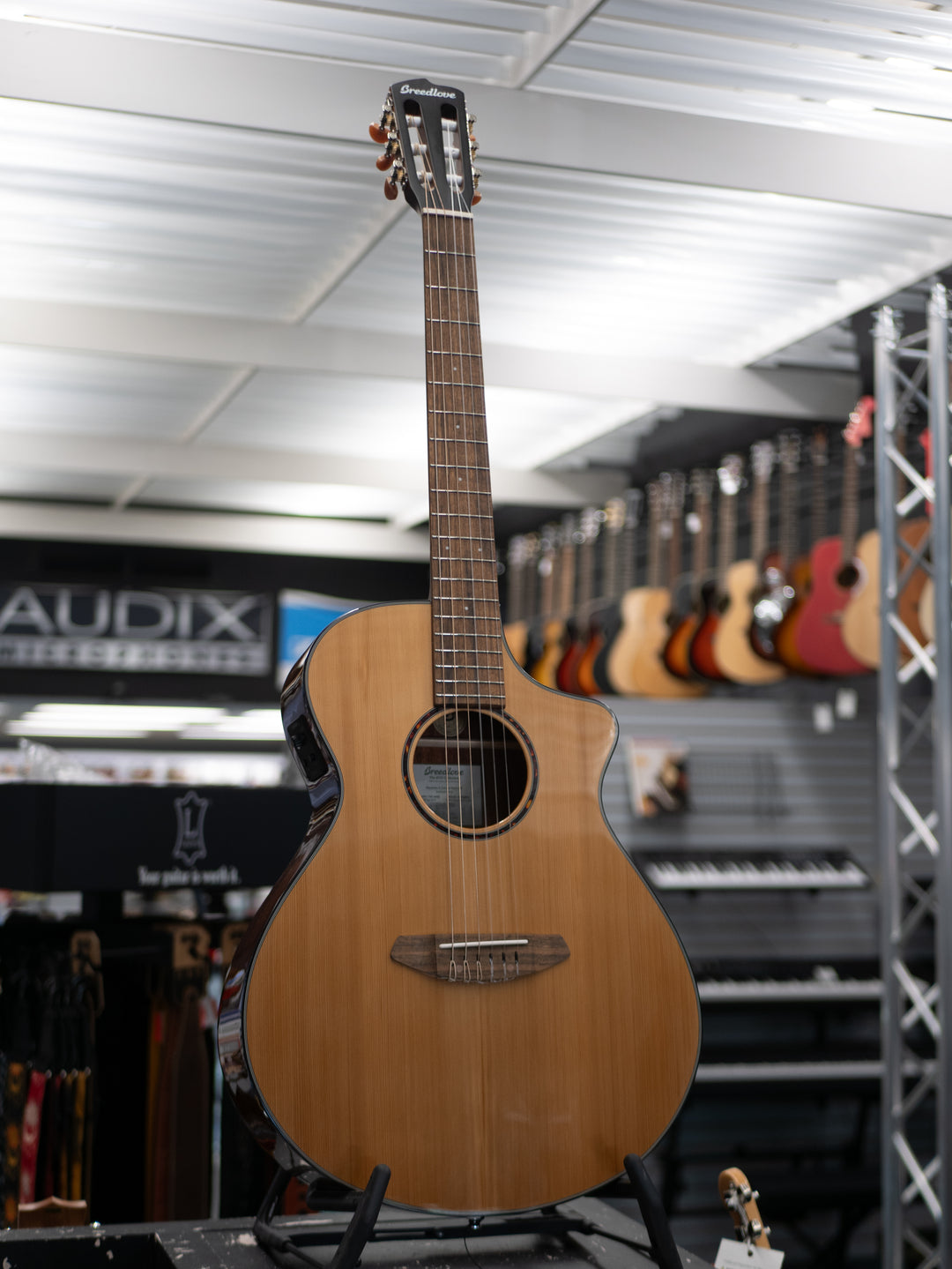 Breedlove Discovery S Concert Nylon CE Red Cedar-African Mahogany