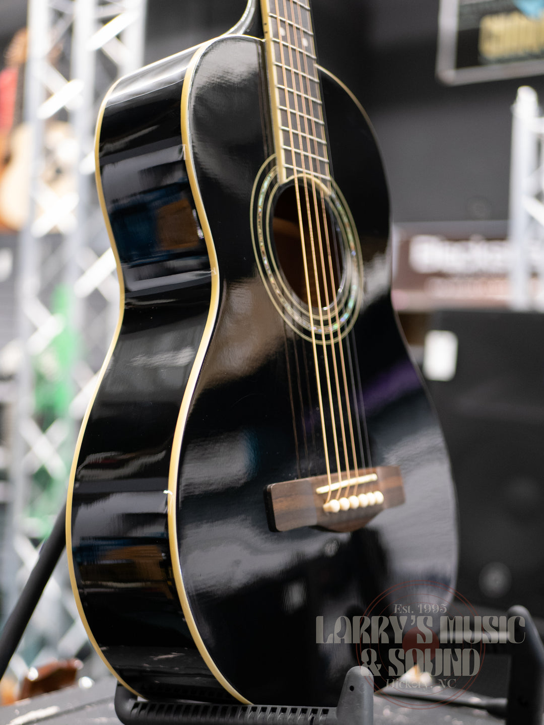 Samick ST-6 Parlor Acoustic - Black - USED