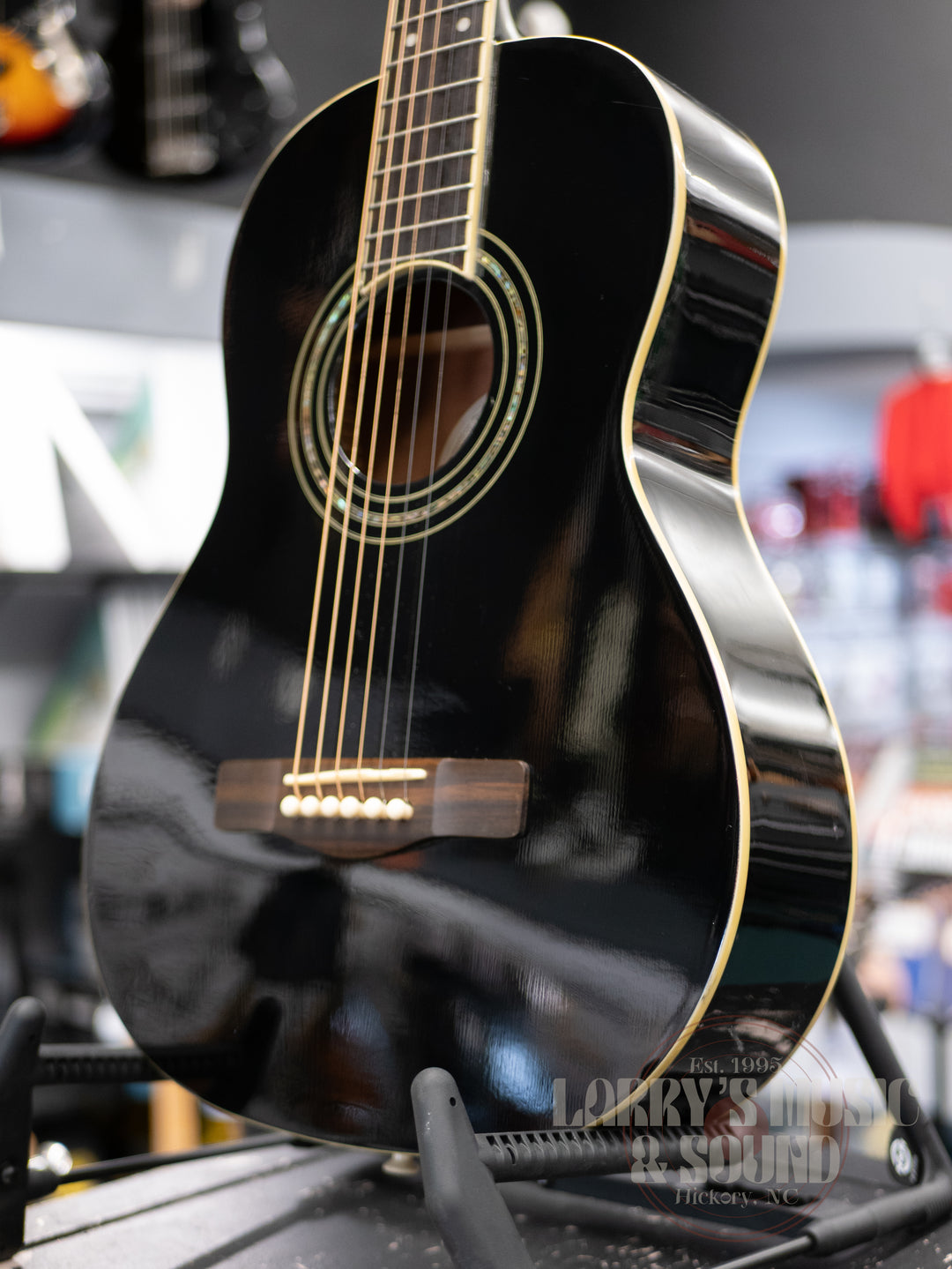 Samick ST-6 Parlor Acoustic - Black - USED