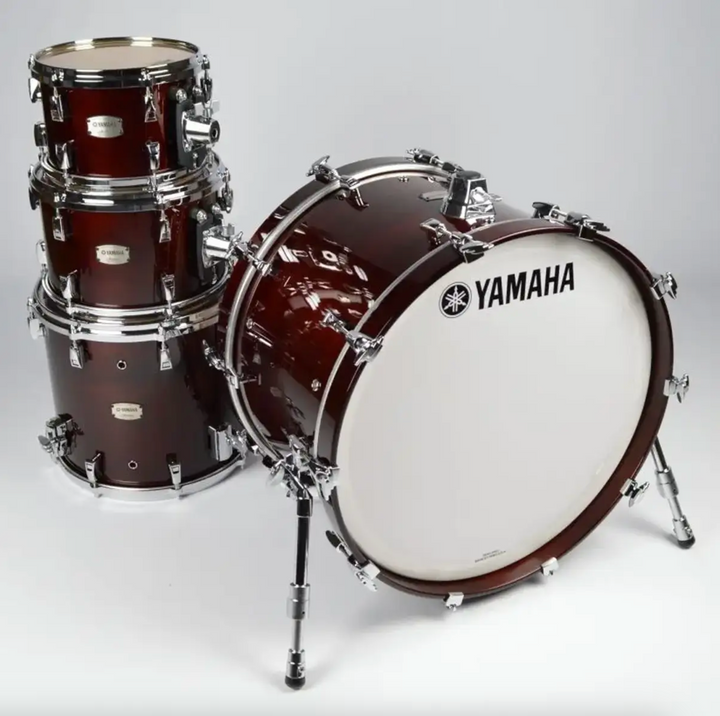 Yamaha Absolute Hybrid Maple 4pc Drum Set Shell Pack - Classic Walnut