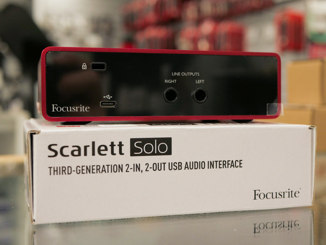 Focusrite Scarlett Solo 3rd Gen USB Audio Interface – Larry's Music & Sound