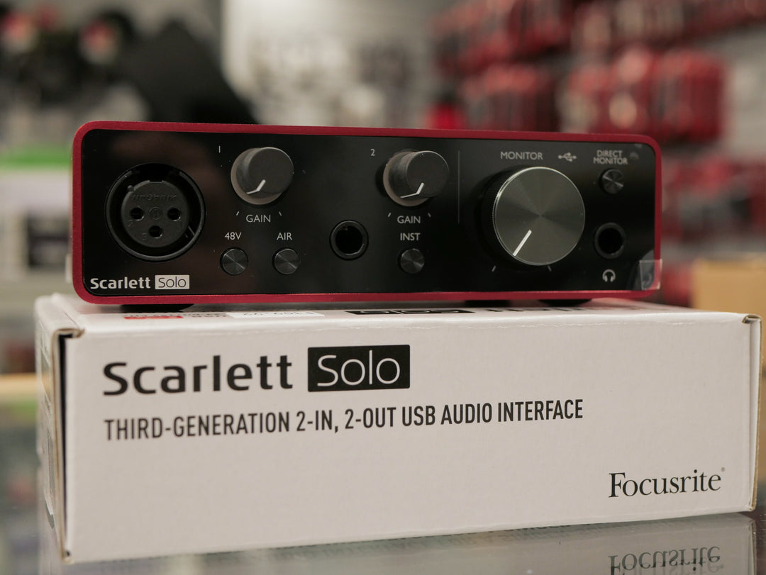 Focusrite Scarlett Solo 3rd Gen USB Audio Interface – Larry's