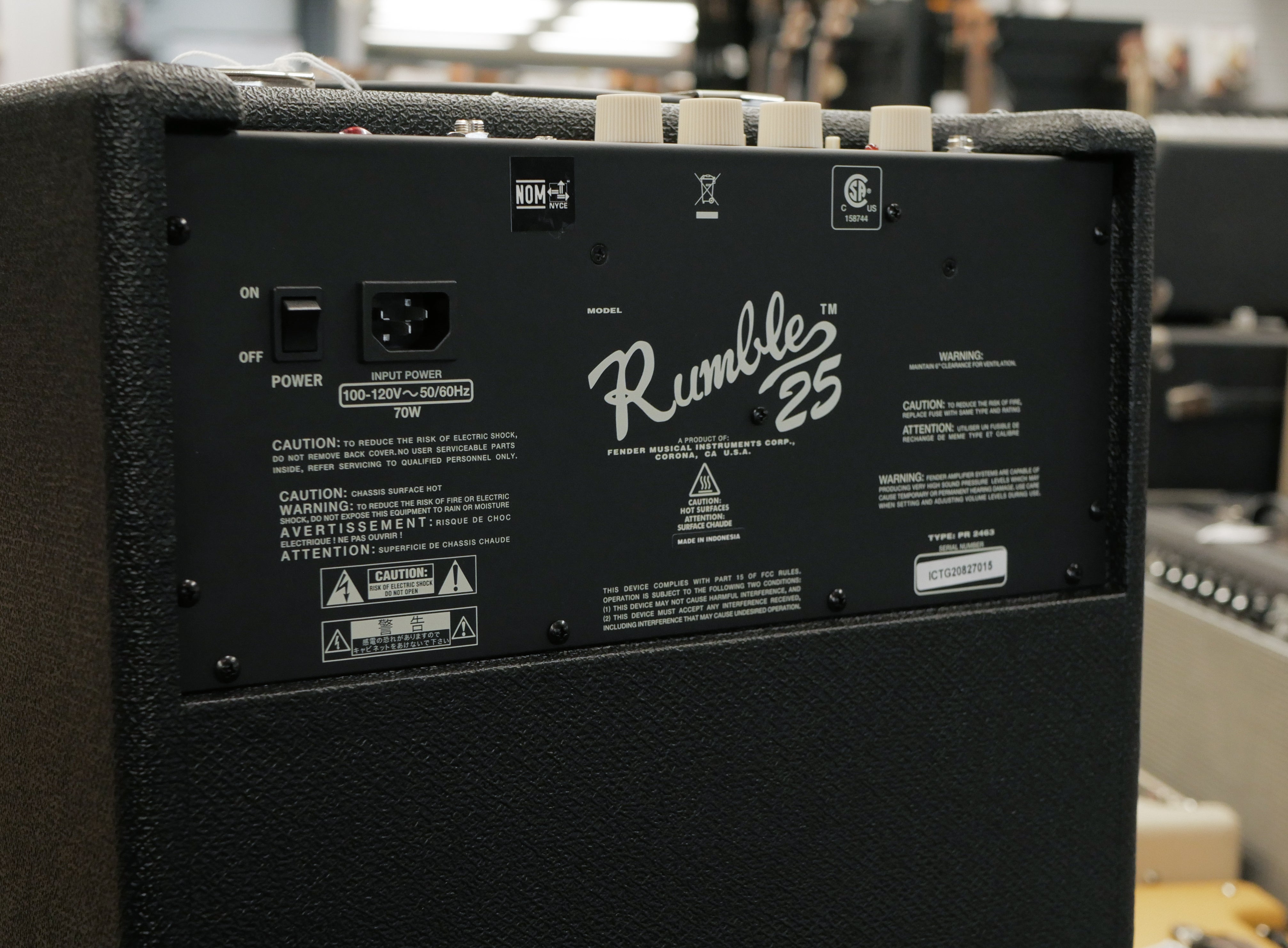 Fender Rumble 25 Bass Amp – Larry's Music & Sound