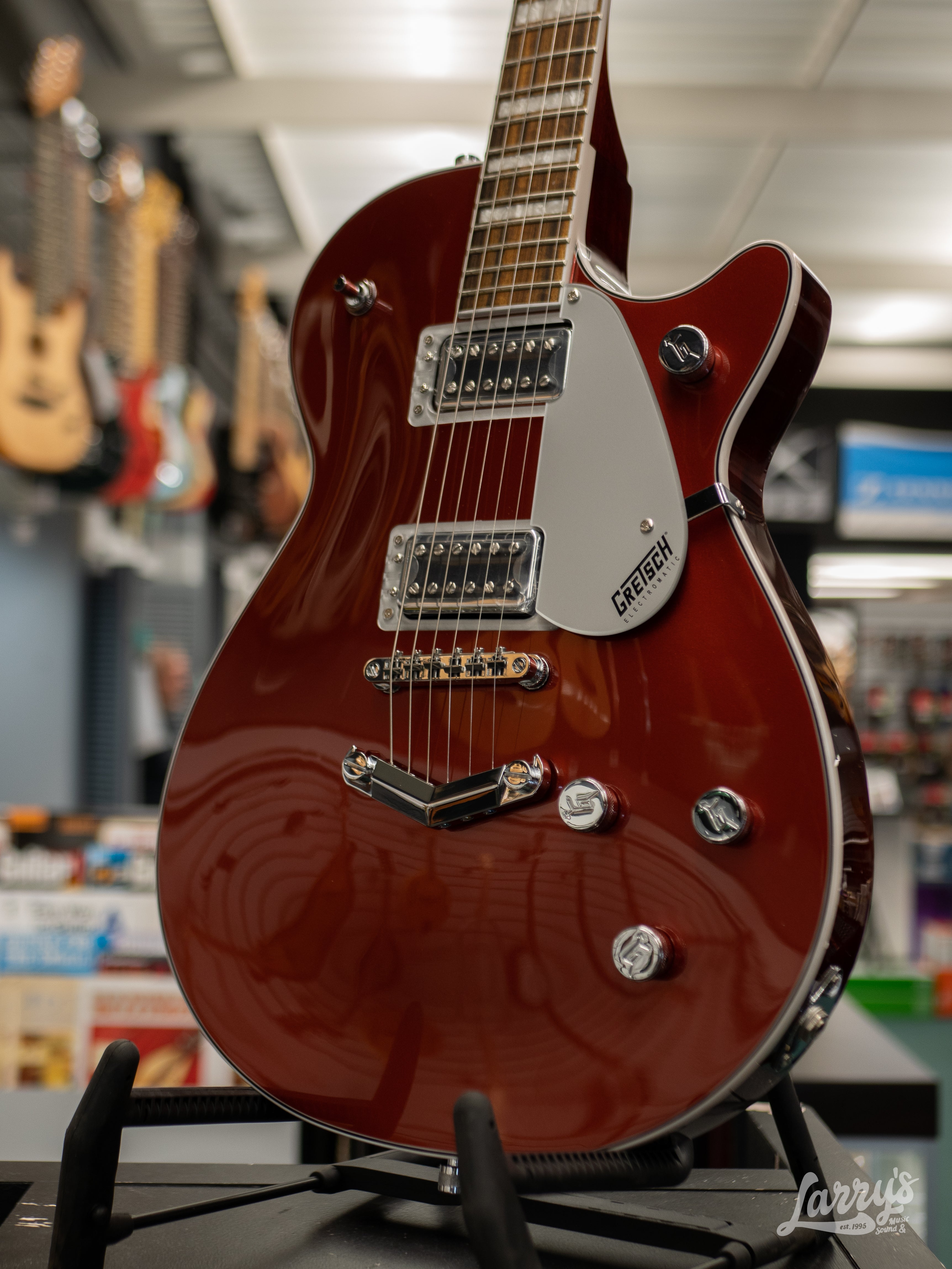 Gretsch G5220 Electromatic Jet BT Single-Cut with V-Stoptail - Firestick Red