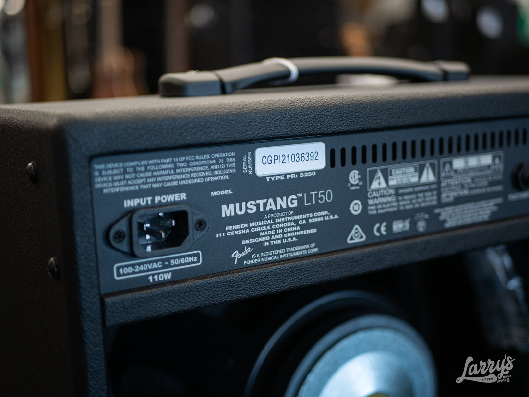 Fender Mustang LT50 50W 1x12 Digital Modeling Combo Amp