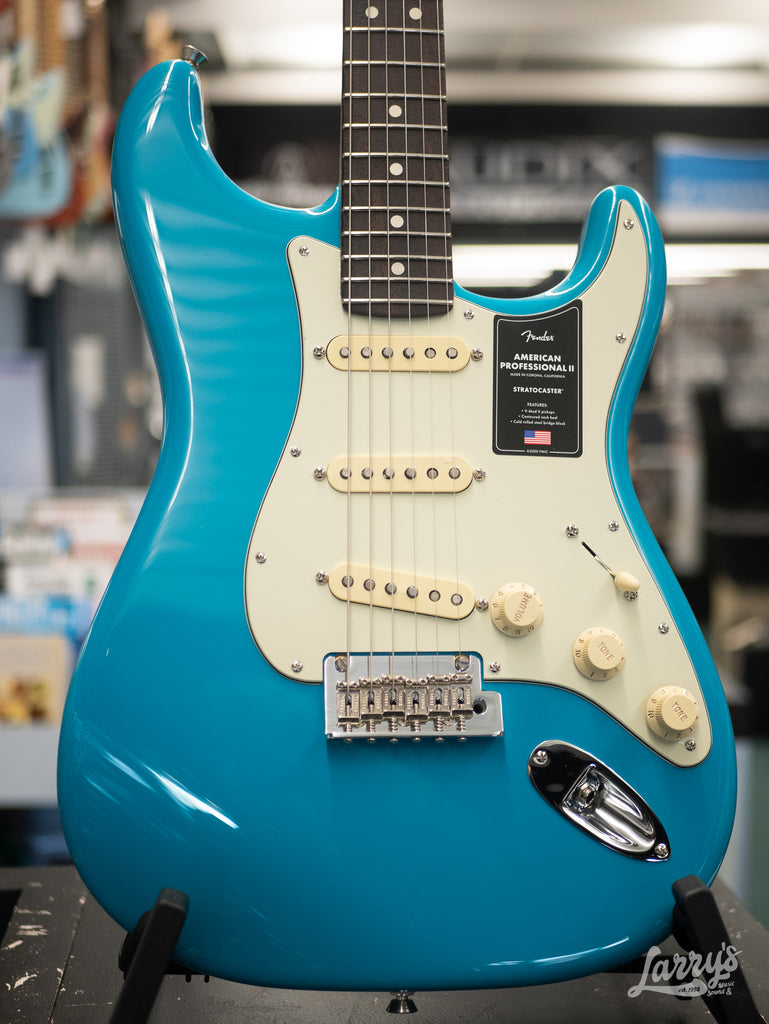 Fender American Professional II Strat - Miami Blue – Larry's Music