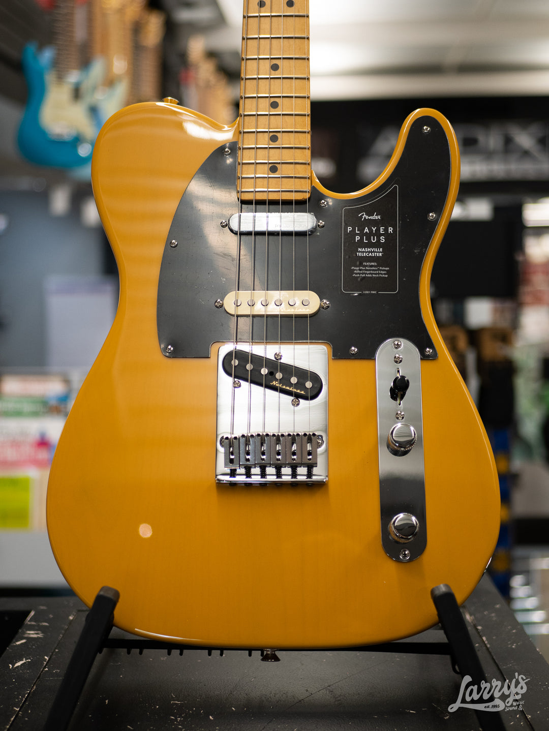 Fender Player Plus Nashville Telecaster - Butterscotch Blonde – Larry's  Music & Sound