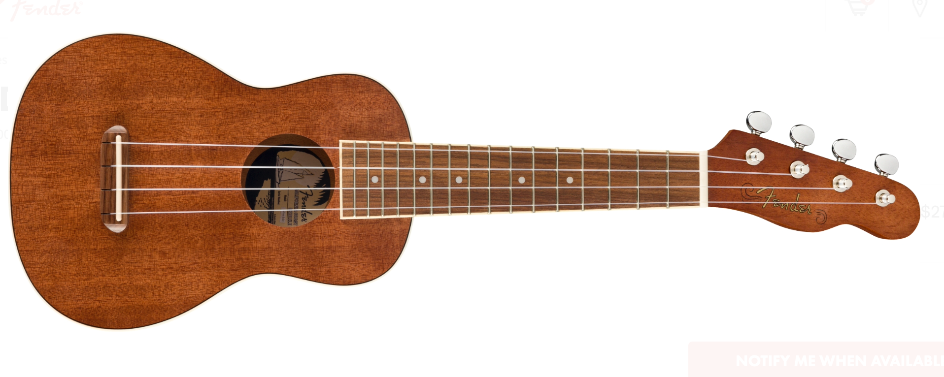 Fender Seaside Soprano Ukulele Pack