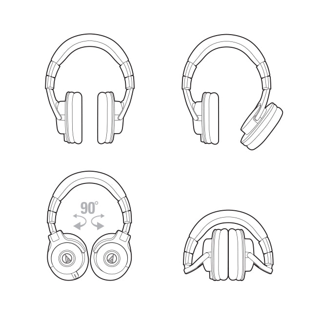 Audio Technica ATH-M40x Monitor Headphones